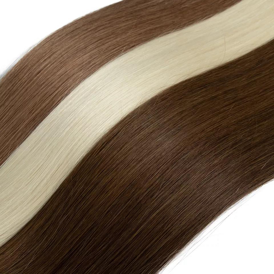 High Quality Double Drawn Virgin Genius Hair Weft Virgin Remy Hair Genius Weft Hair Extension